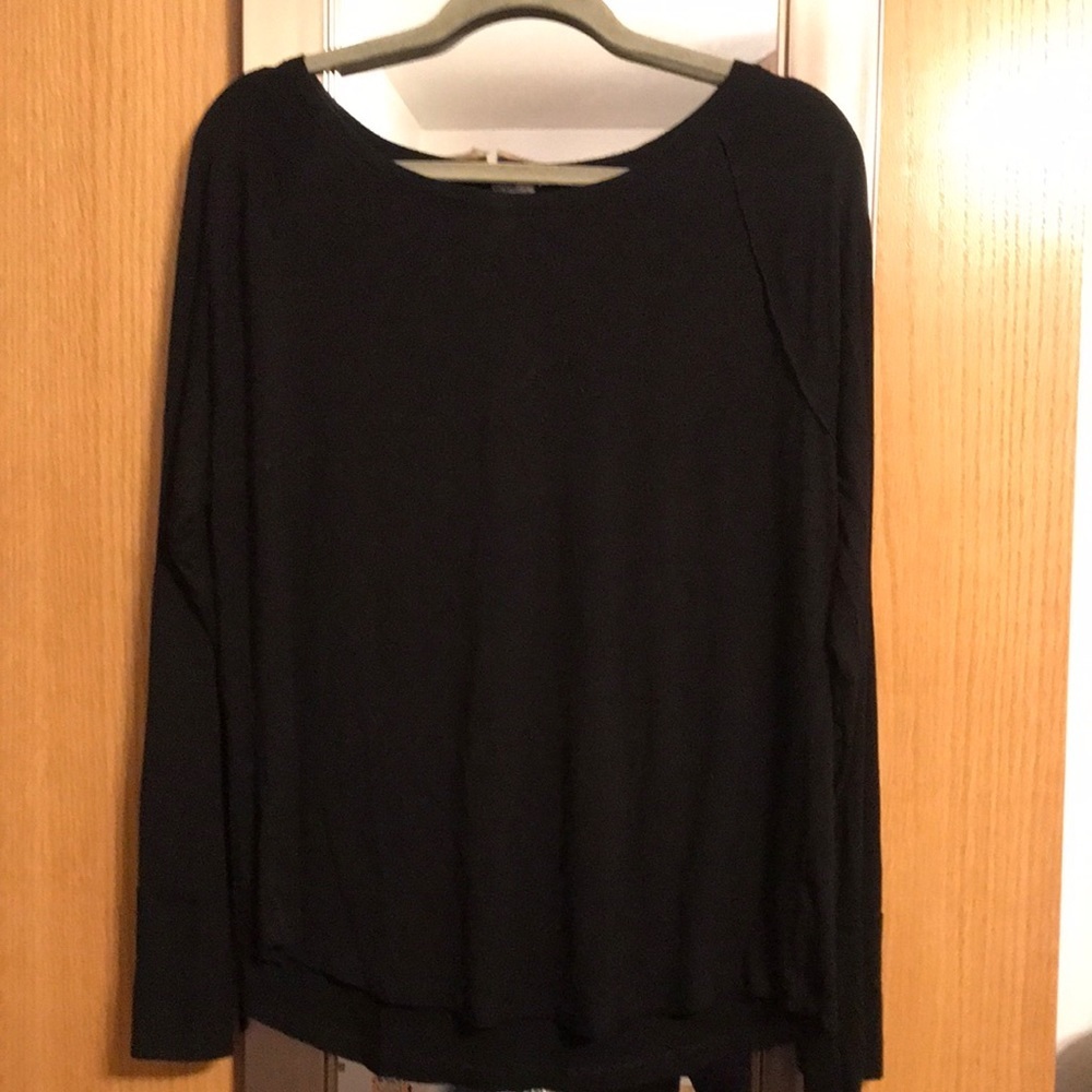 No Boundaries XXL (19) black long sleeve tee shirt with wide thermal cuffs